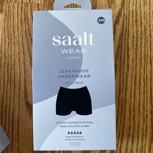 NEW saalt Leakproof Sleep Short Period Underwear